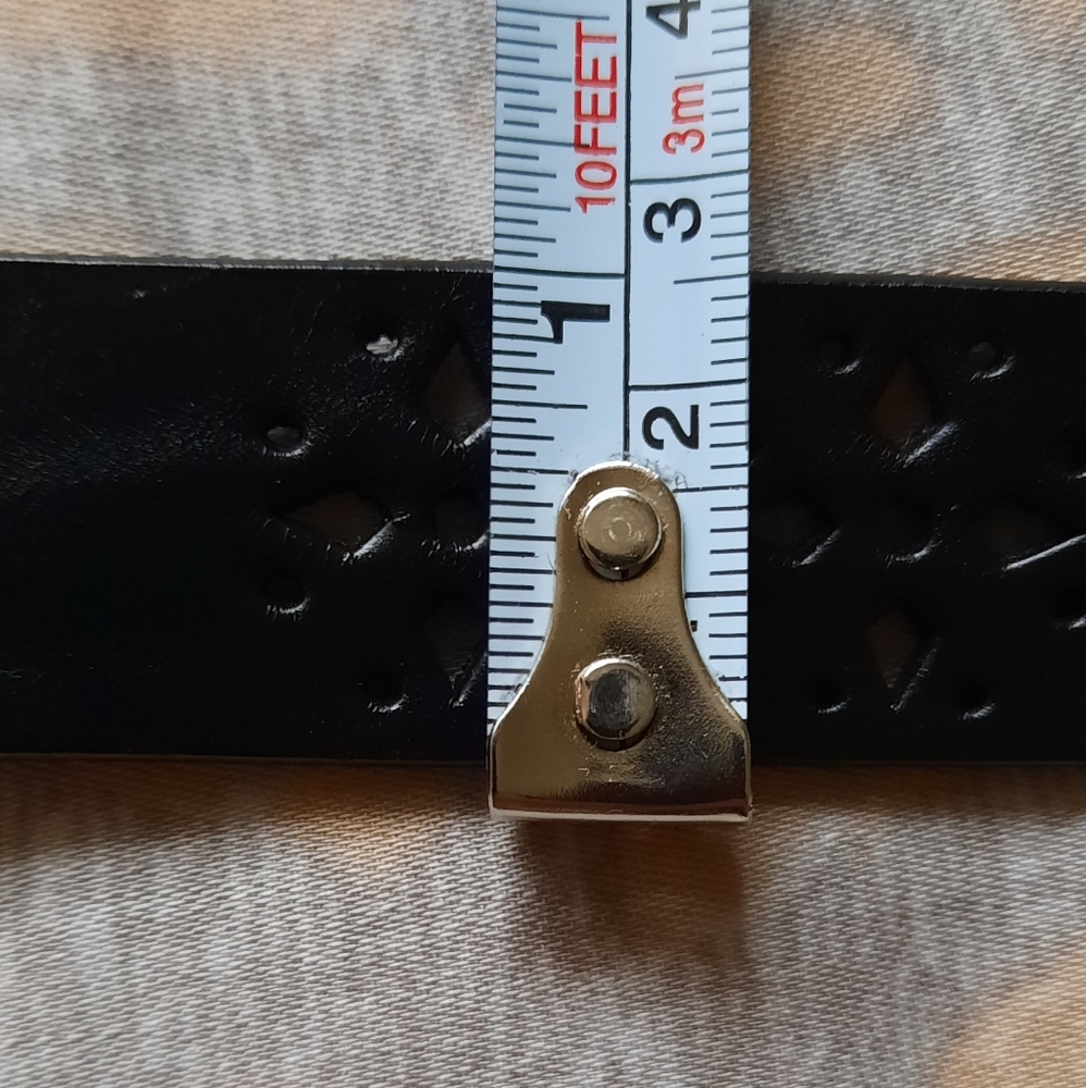 Genuine leather NWT black belt size XL. - Picture 9 of 12